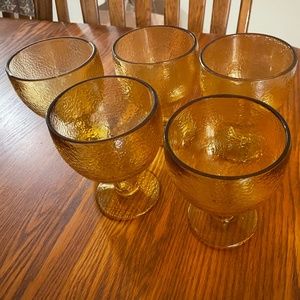 Vintage wine glasses